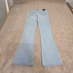 Mudd Jeans Womens Size 7 Light Wash Flare Bootcut Low Rise Y2K Vintage 90s Denim